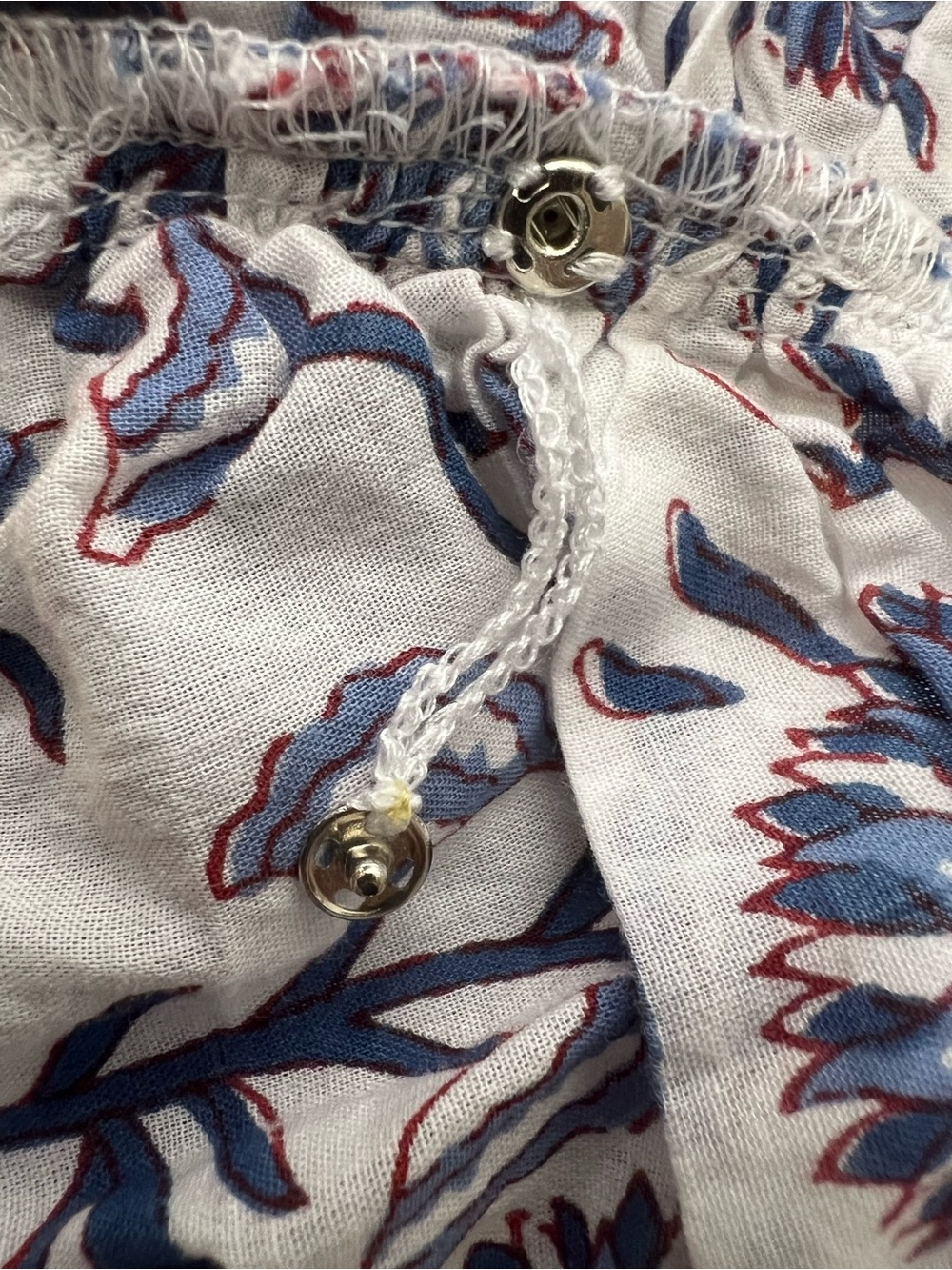Velvet by Graham & Spencer "Marla" Block-Printed Cotton Dress, Like New - Picture 16 of 16